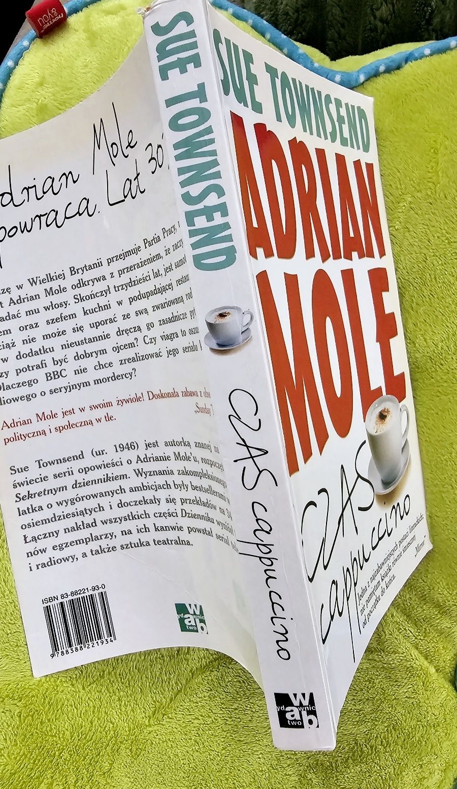 Adrian Mole Czas cappucino Sue Townsend Ksiązka