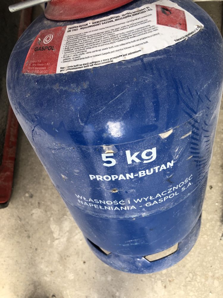 Butla gazowa propan butan 5kg