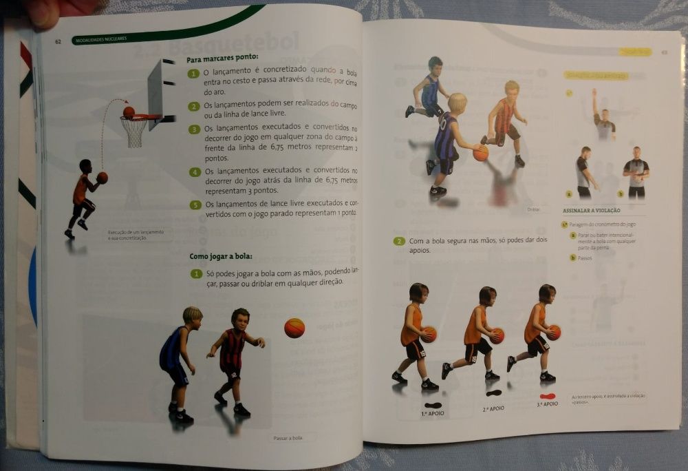 "Partida! Educação Física 2º Ciclo" Manual do Aluno - Ótimo Estado!