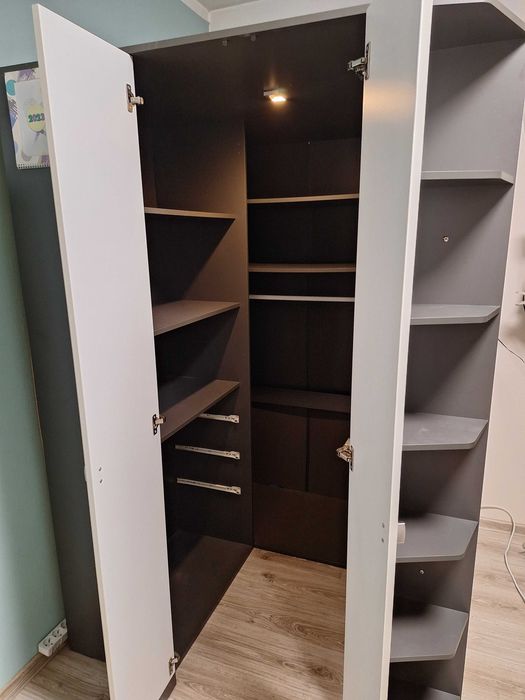 Duża Szafa Młodzieżowa z garderobą Tablo  01 - OKAZJA !