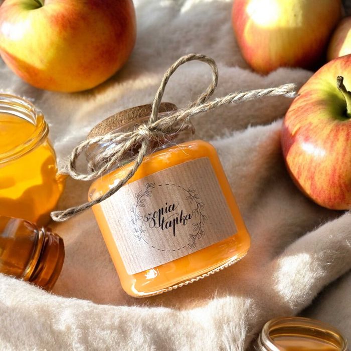 Świeczka sojowa zapachowa; 205 ml, ręcznie robiona, intensywny zapach