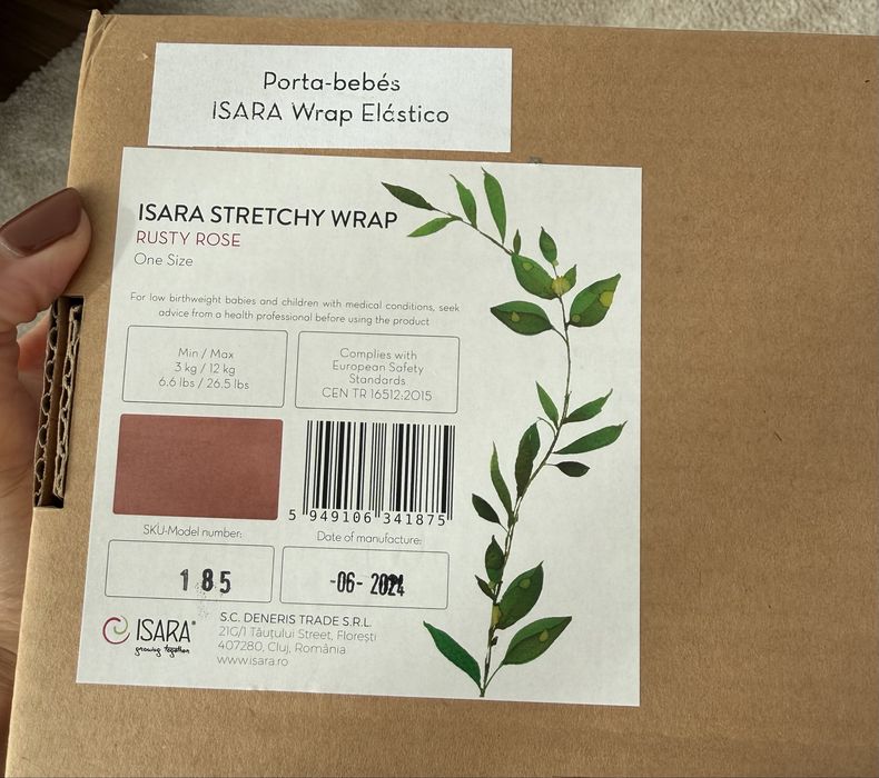 Isara stretchy wrap (pano/sling)