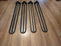 Nogi metalowe do stołu stolika z pręta loft 72cm