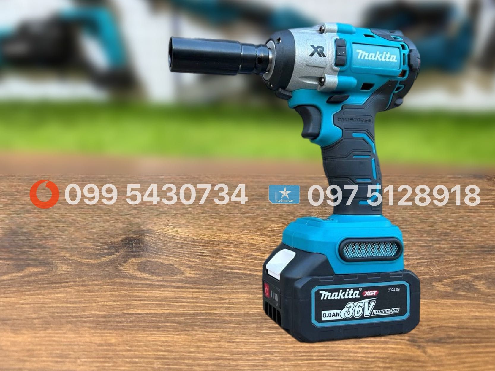 Набір 2/1 Makita Шуруповерт DHP485BL +  Гайковерт DTW650BL 36V 8Ah