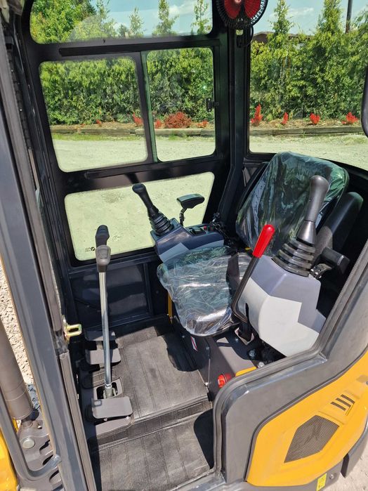 Mini Koparka Berger Kraus BK1250KJSR z kabiną JOYSTICK silnik Kubota