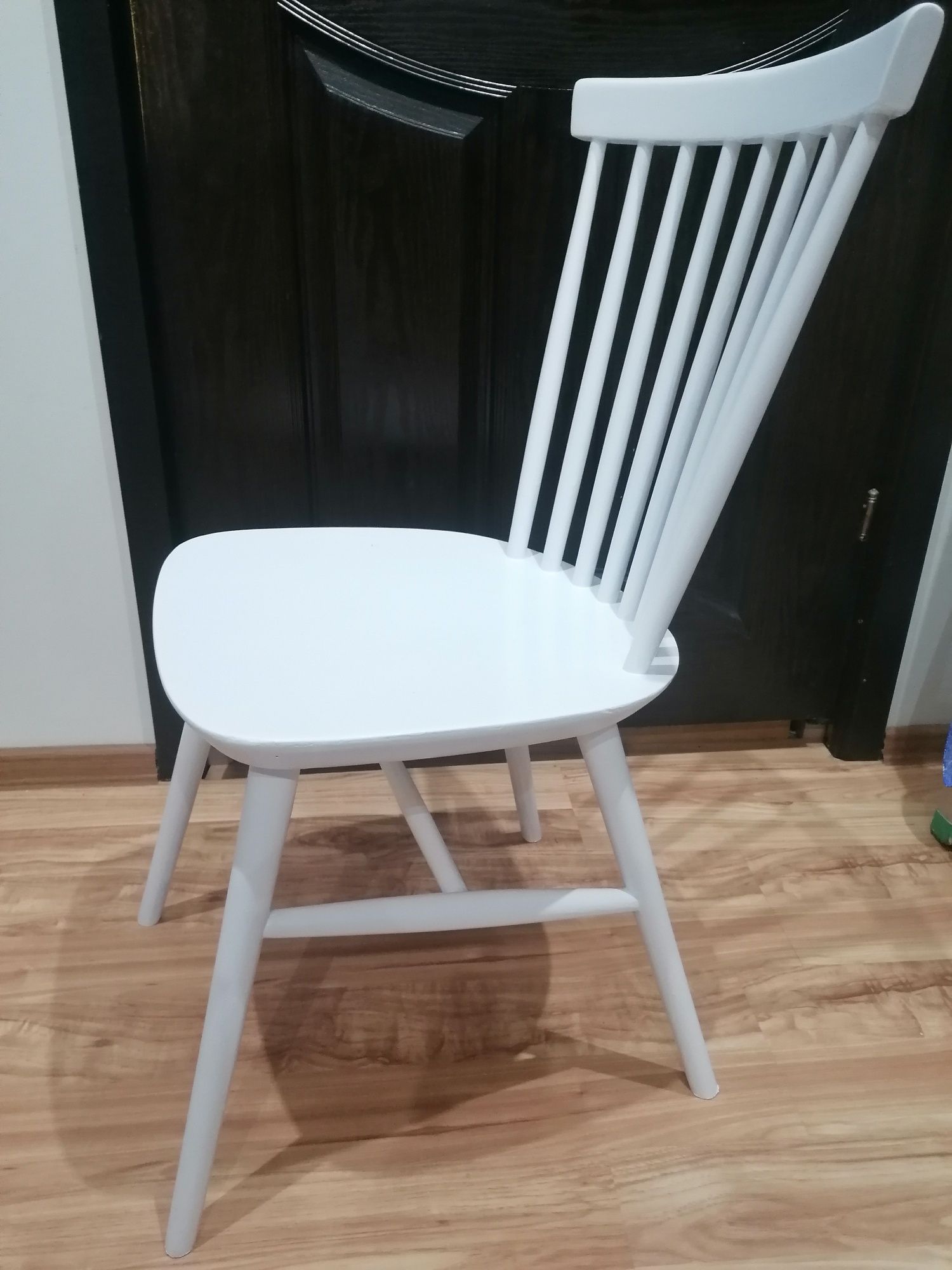 Krzesła do jadalni białe 6 sztuk