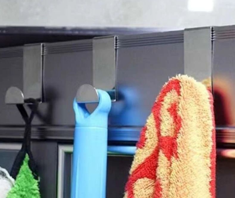 2 Cabide / ganchos aço inoxidável