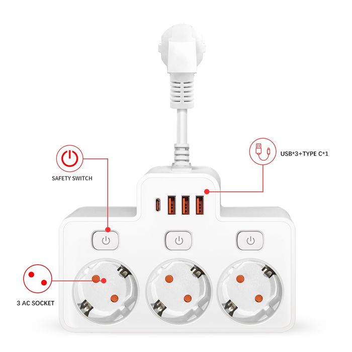Przejściówka na wiecej gniazd złodziejka