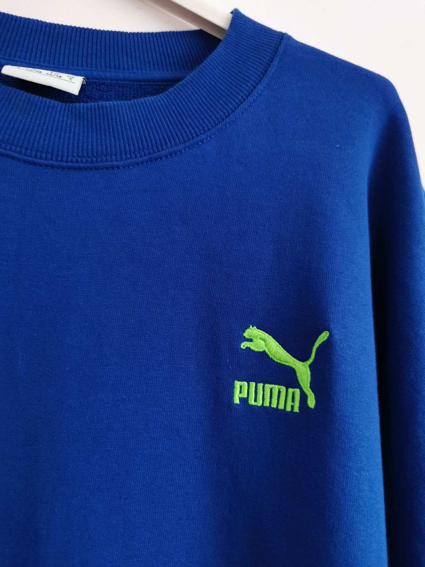 Puma bluza sportowa męska logowana IDEAŁ ORYGINAŁ S/M