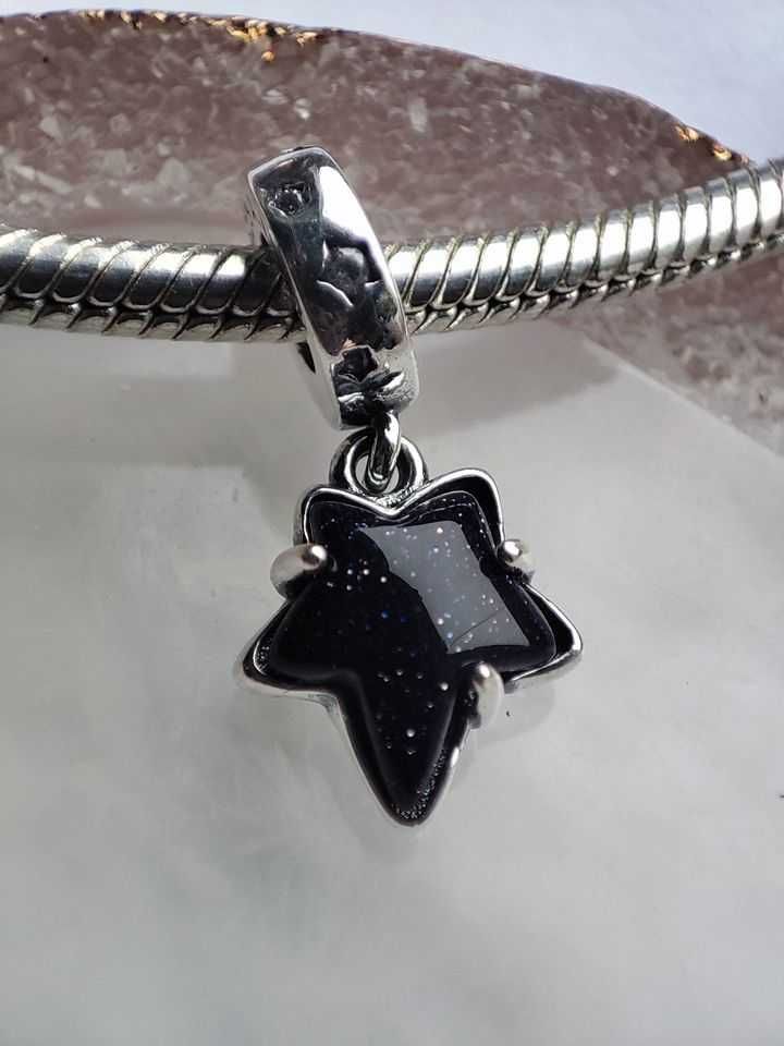 charms zawieszka srebro 925 niebiańska kosmiczna gwiazda