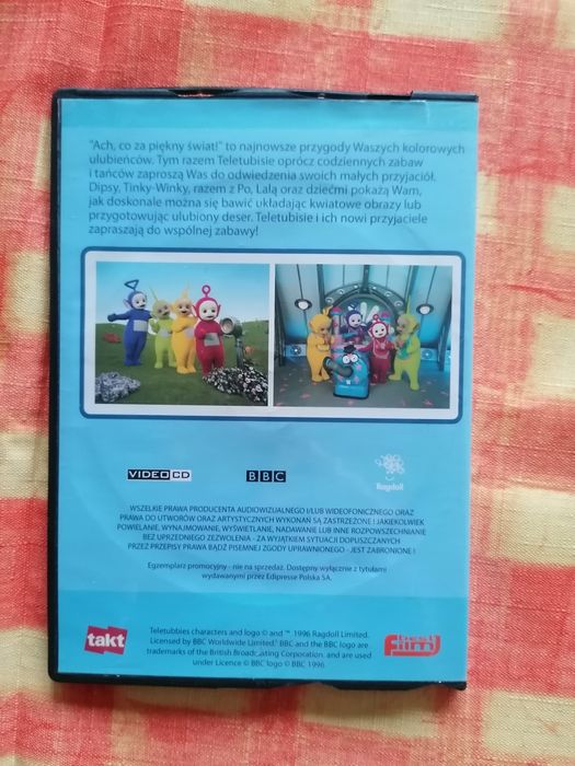 Bajka Teletubbies ,,Ach co za piękny świat"' na DVD