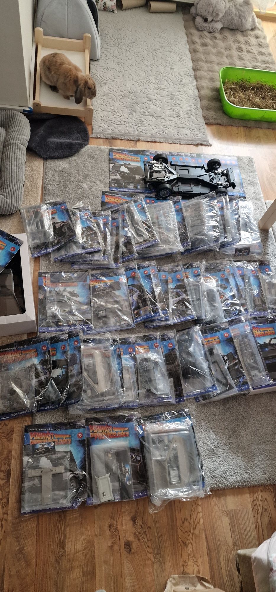 Delorean deagostini model skala 1:8  83numerów na bieżąco