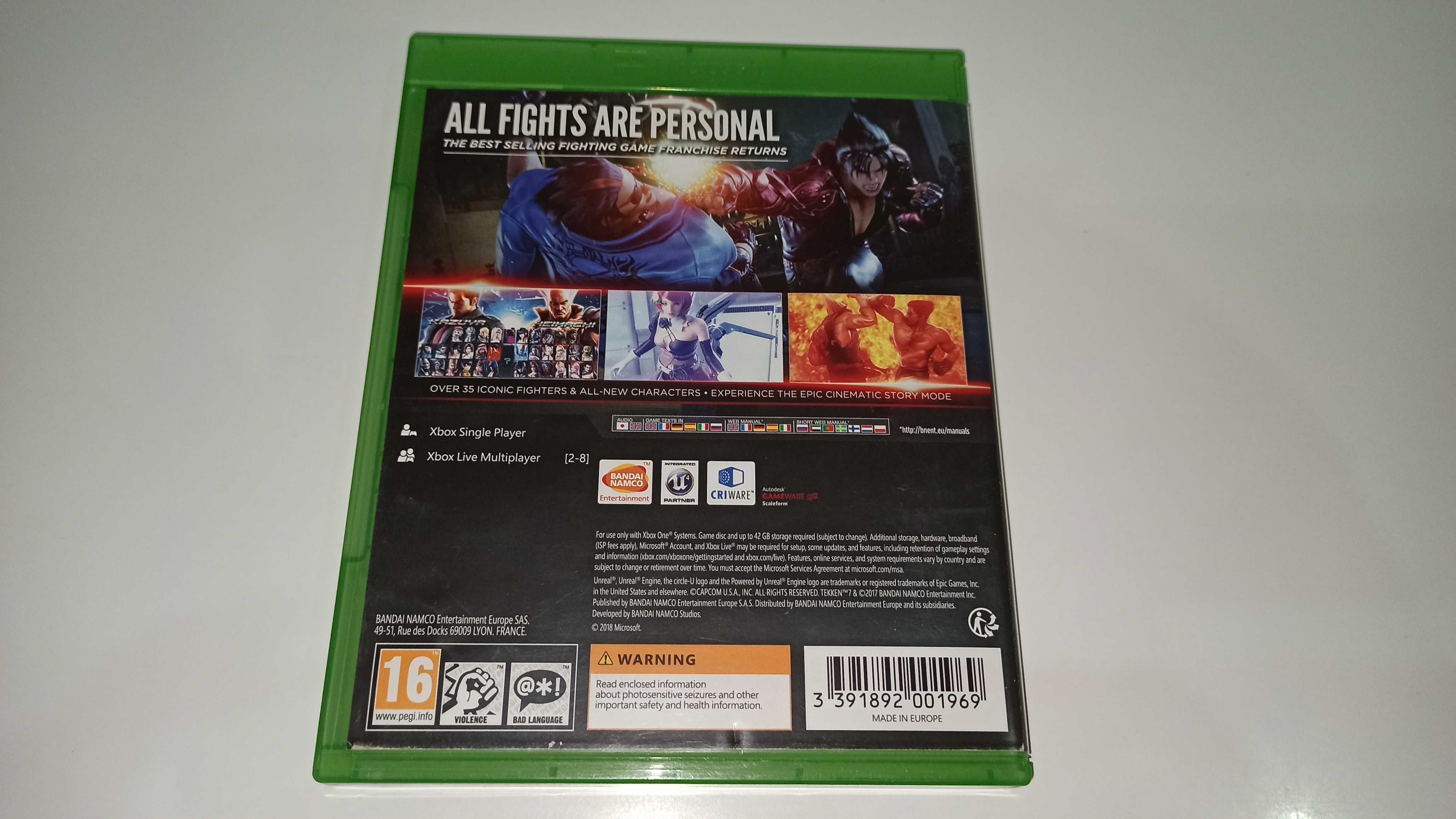 xbox one TEKKEN 7 bijatyka 1-2 graczy