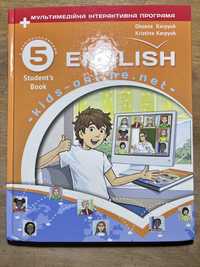Підручник англійська мова 5 клас Карпюк НУШ