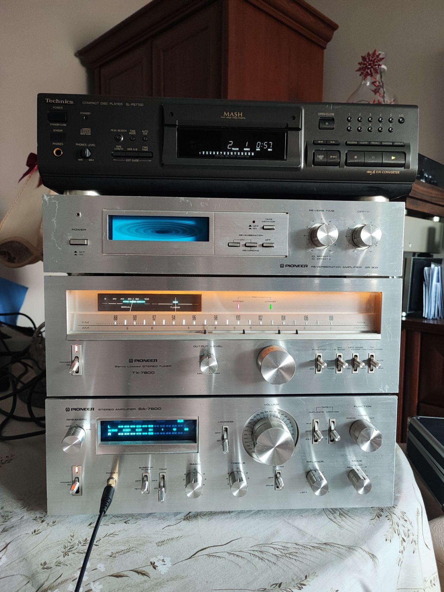 Pioneer Sa 7800 wzmacniacz Blue line
