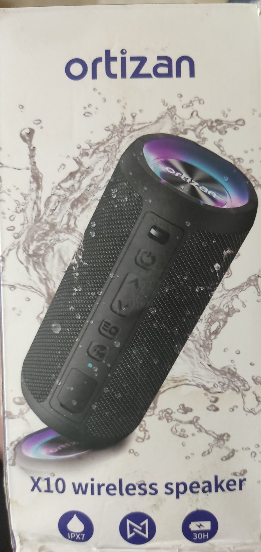 Портативна колонка акустична система Ortizan X10 Black