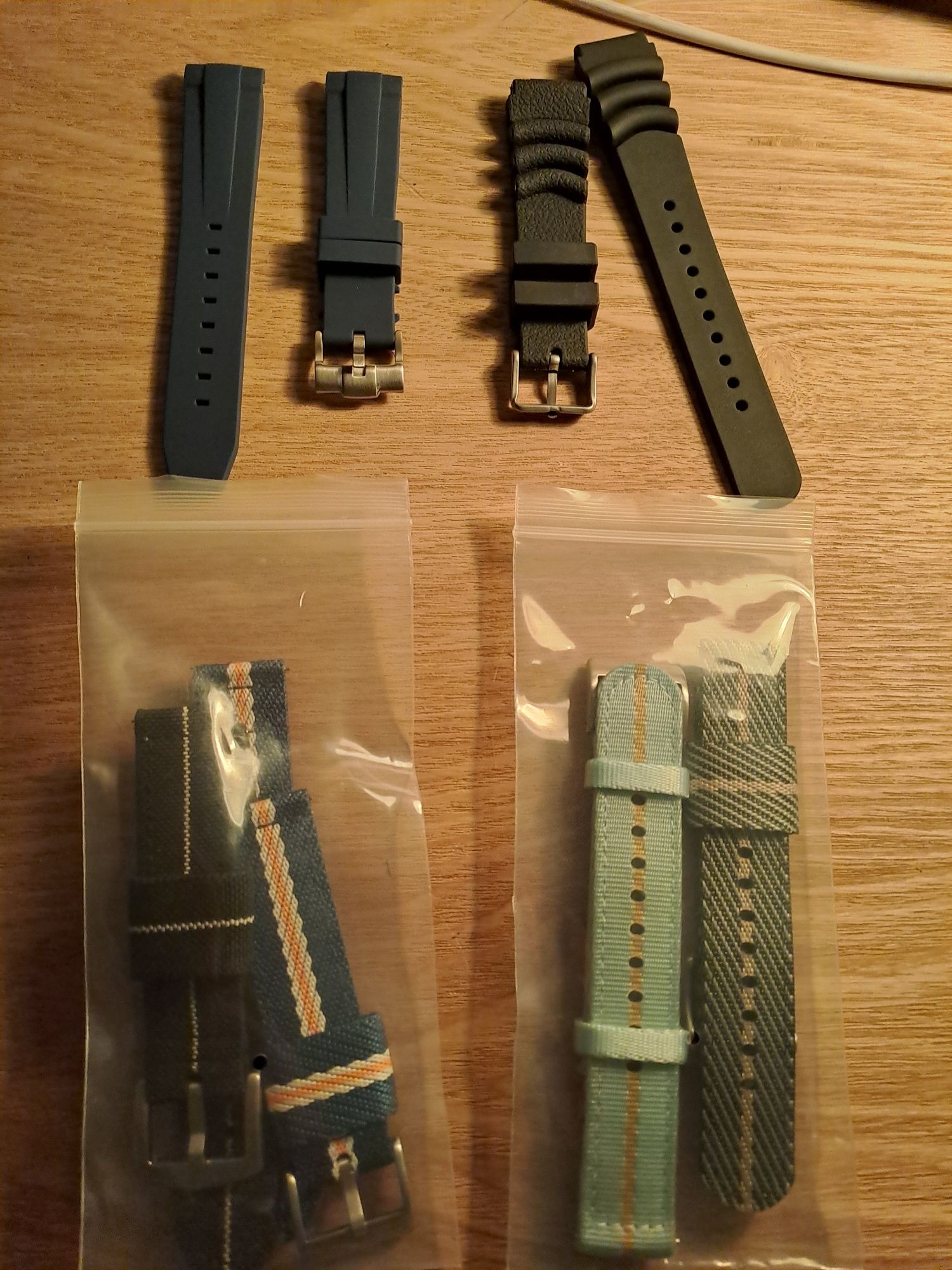 Relógio bracelete pulseiras nato universais 20mm e Seiko Omega 22mm