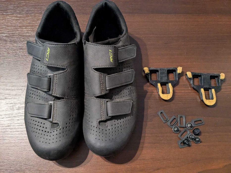 Buty kolarskie szosowe wpinane - Shimano RC1 r. 44 + bloki