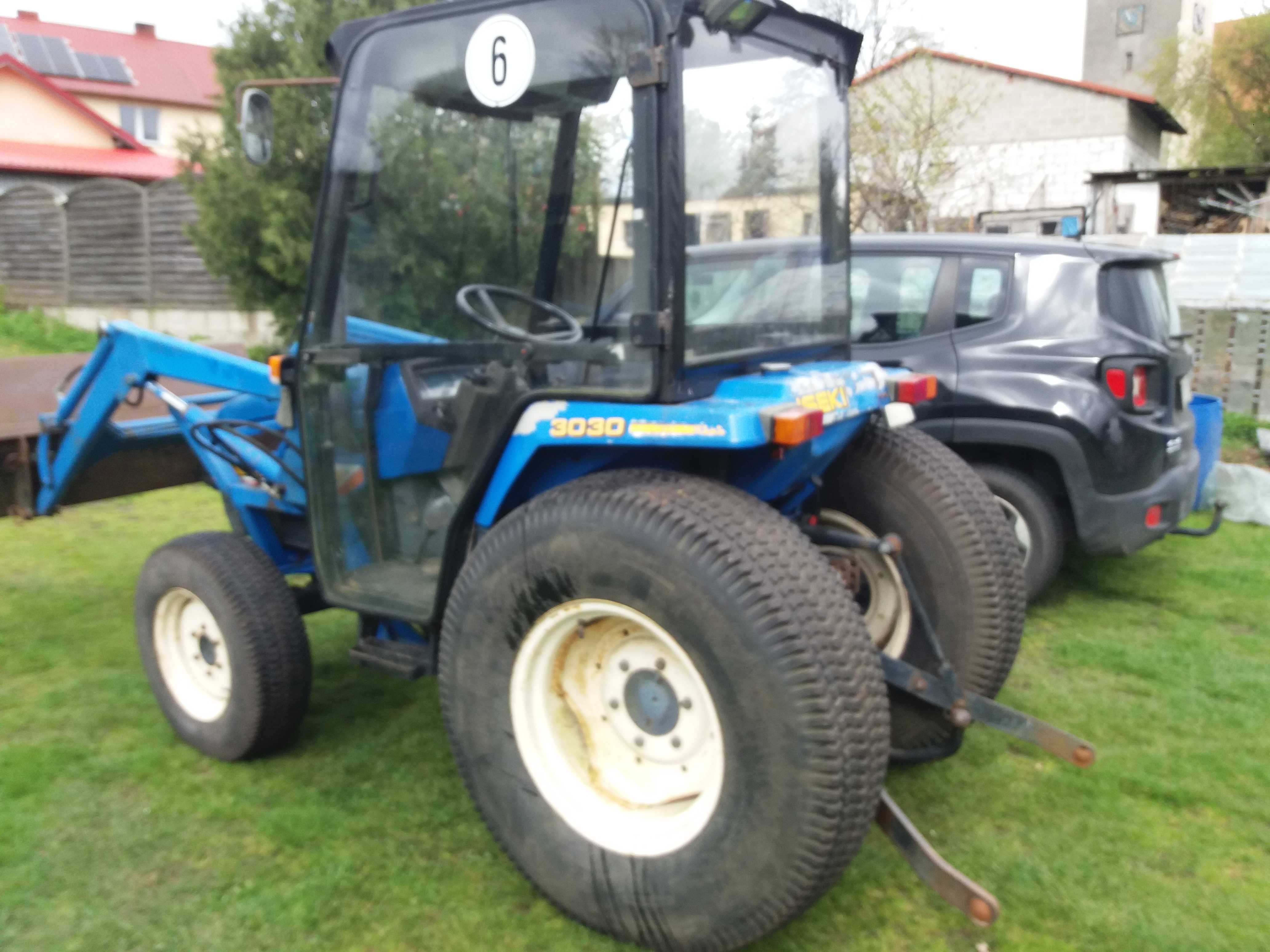 Traktorek z Turem ogrodowy komunalny Iseki 3030