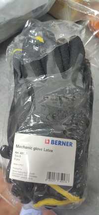 Luvas L1 Berner Mechanic glove Latex enrugada