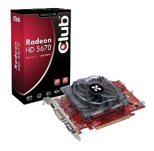 Radeon HD 5670 Clube3d 512Mb i 1gb