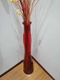 Vaso Decorativo Vermelho Alto (1m)