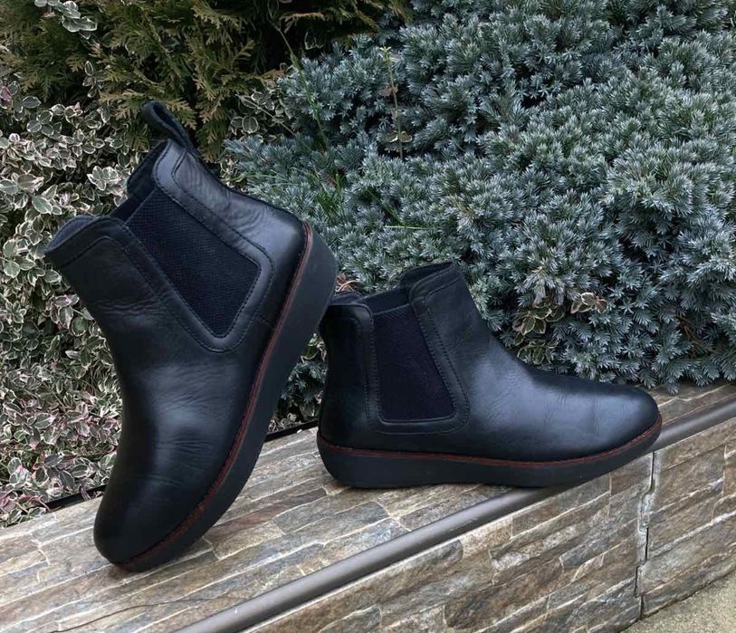 FitFlop Англія фірмові шкіряні жіночі черевики натуральна шкіра 36р.