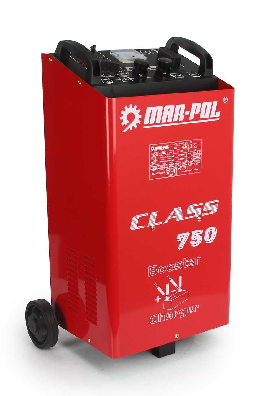 Prostownik z rozruchem 12V 24V Class 750 Rozruch LCD 900A Zespół