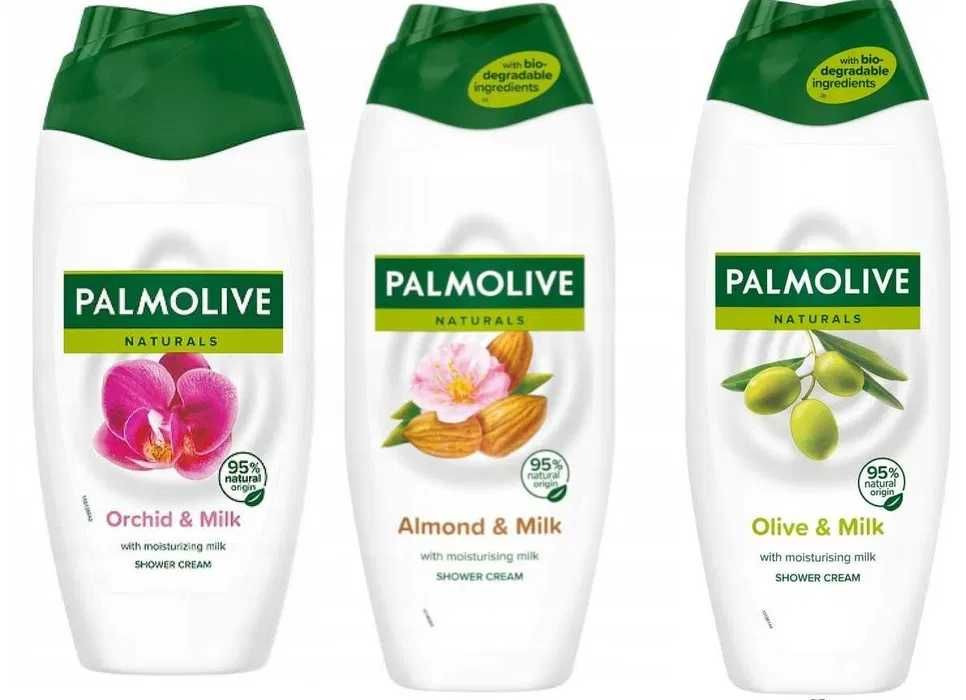 zestaw 3 x żel pod prysznic Palmolive Naturals MIX 500 ml x 3