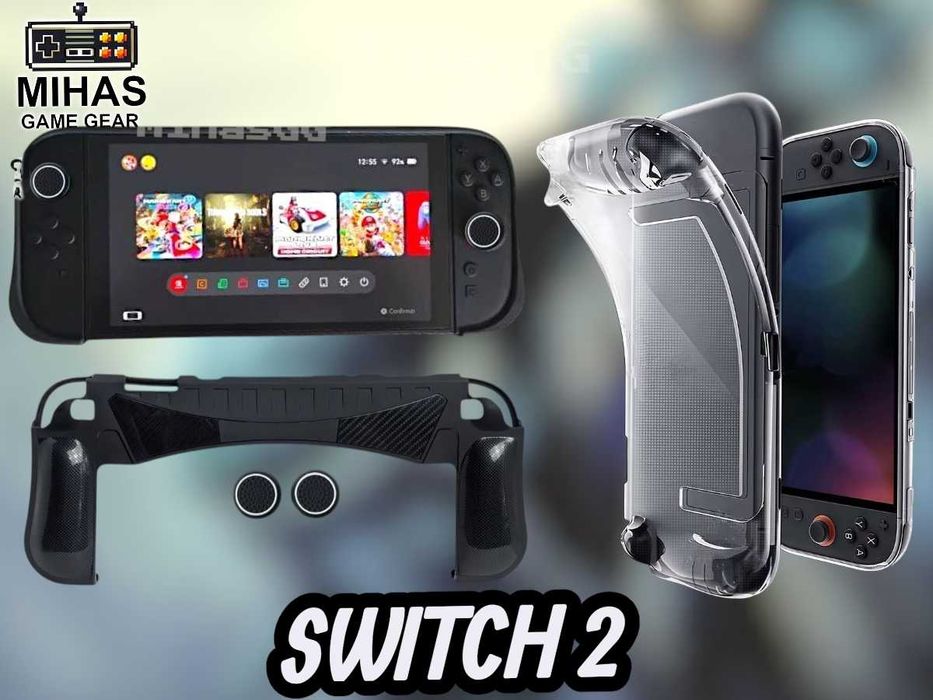 Nintendo Switch 2 Hand grip Чохол-бампер | накладки на стіки 2шт.