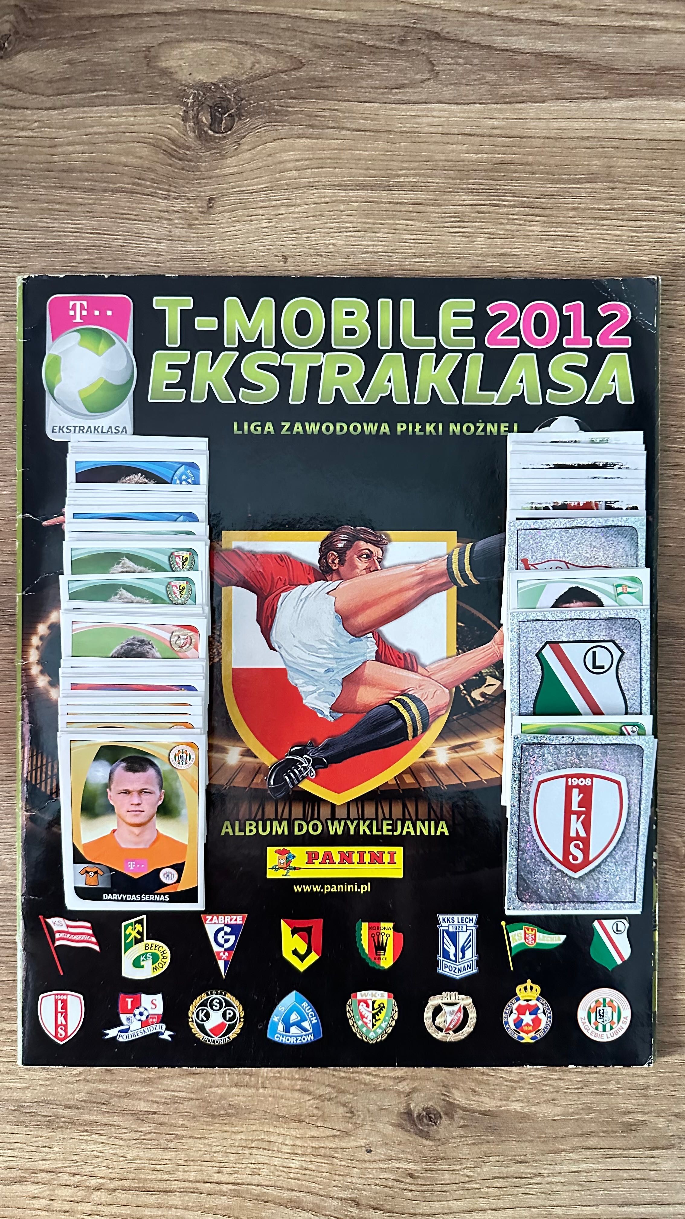 Ekstraklasa 2012 naklejki do wyklejania powtórki PANINI