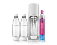 SodaStream Terra Biały + 3 Butelki W Zestawie + Nabój CO2 Do Wody NOWY