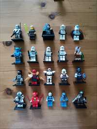 Zestaw 20 figurek Figurki klocki Star Wars Marvel lego