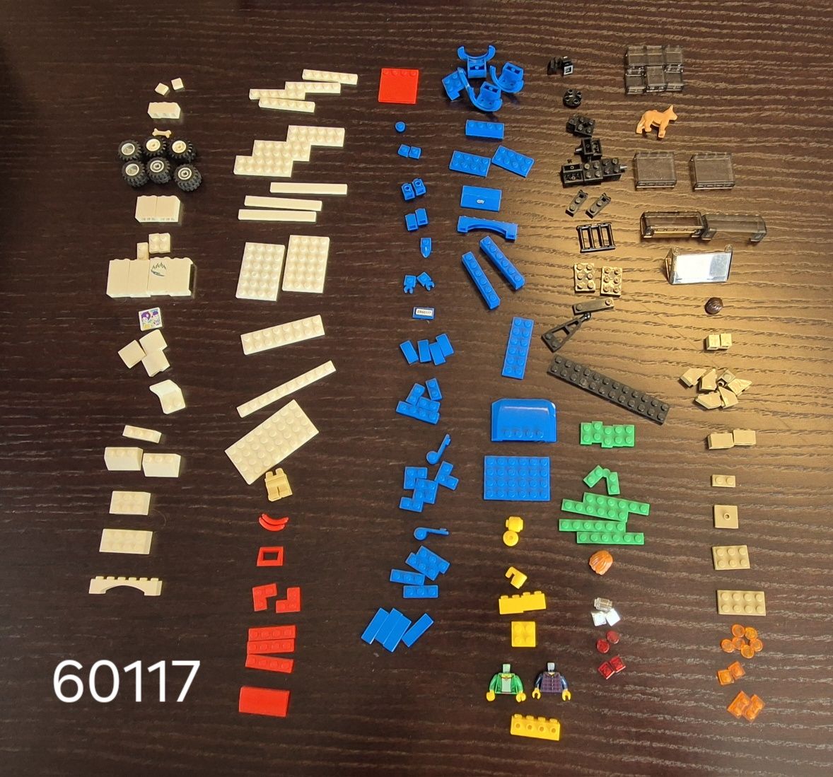 Lego City 60117 van z przyczepą z instrukcja