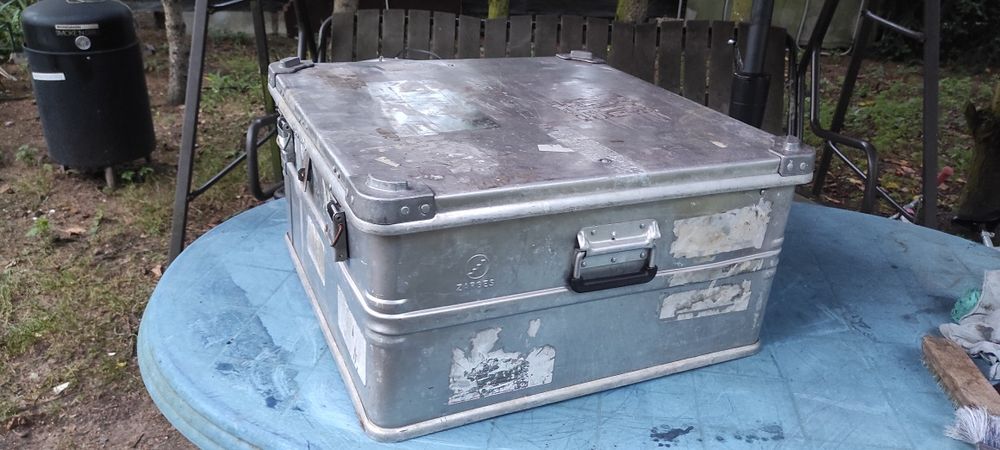 Skrzynia wyprawowa  , aluminiowa Zarges