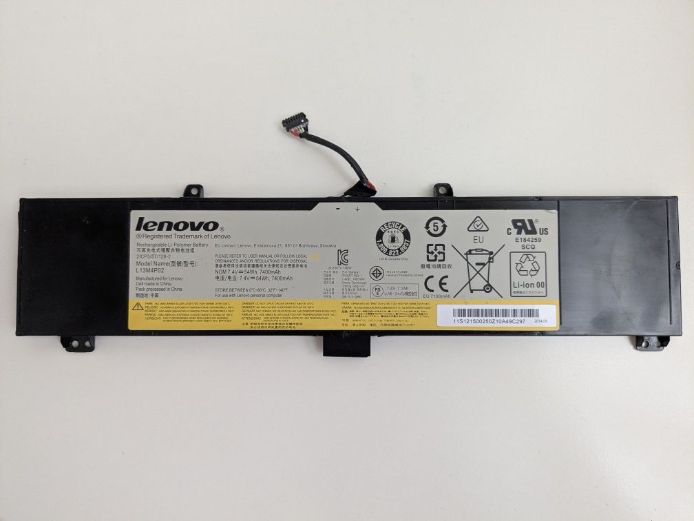 Оригінальна батарея L13M4P02 для Lenovo Erazer Y50-70, Y70-70, Y50P-70