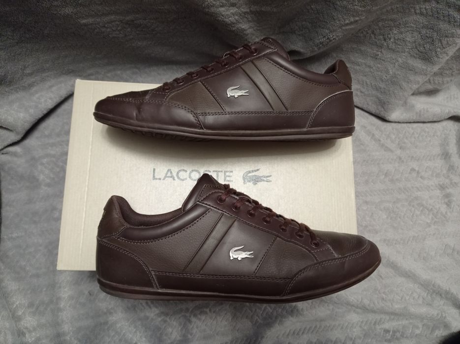 Buty rozmiar 43 skórzane skóra brąz brązowe sneakersy męskie j Nowe