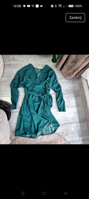 Zielona sukienka rozmiar 42