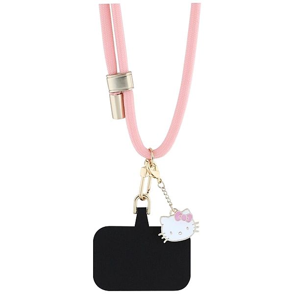 Uniwersalna smycz do telefonu Hello Kitty Patch & Kitty Head Charm - r