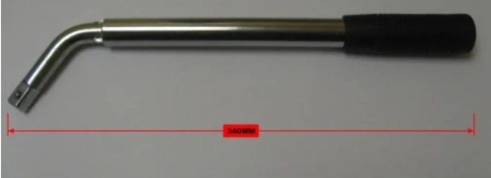 Conjunto Chave Pernos Rodas Universal Telescópica + 2 chaves
