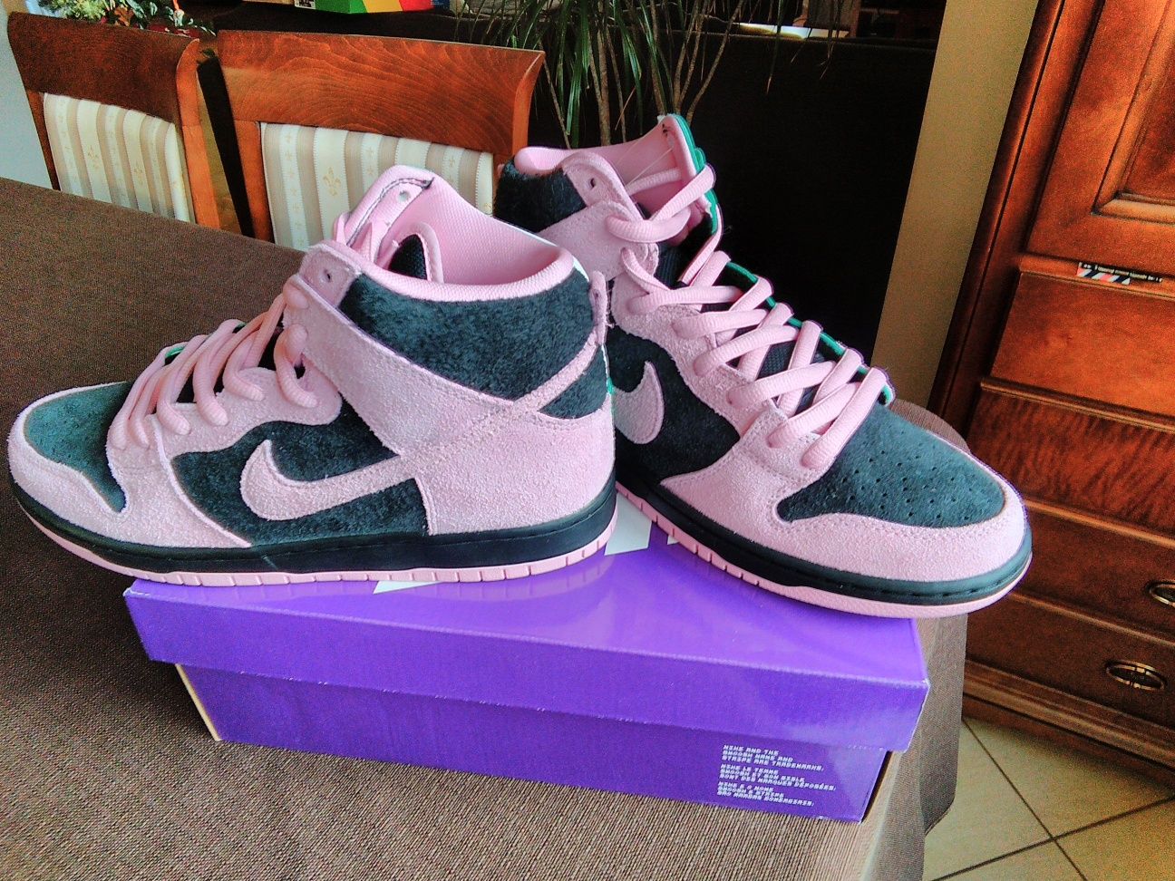 (Eur 43/27,5 cm) Nike SB Dunk High Invert Celtics CU7349,-001 Jordan 1