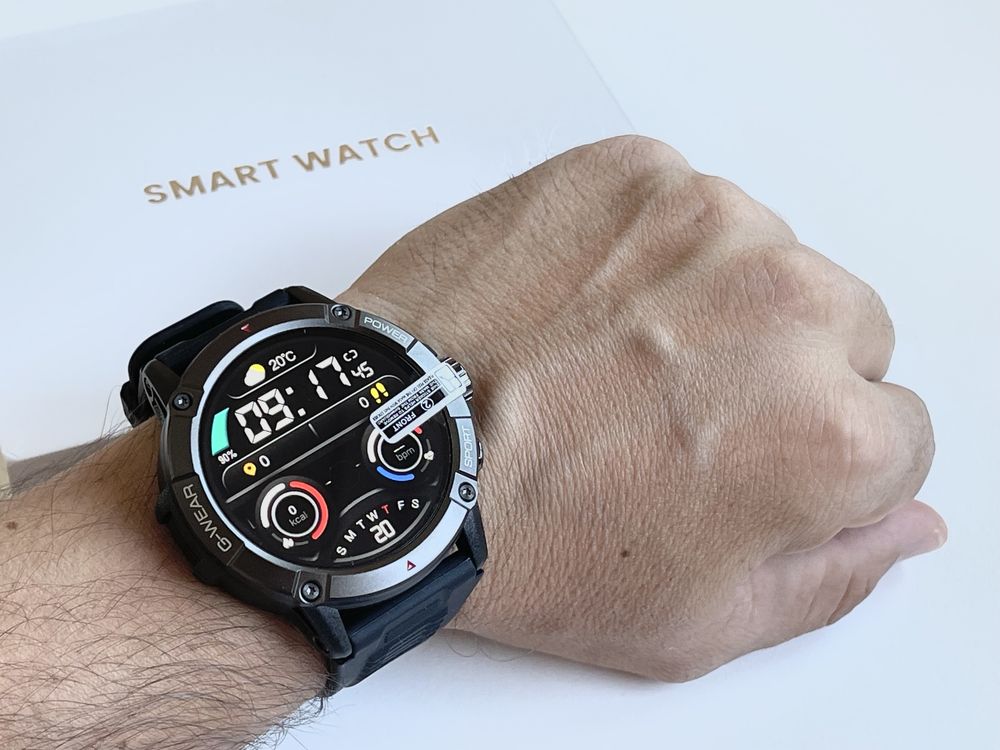 [NOVO] Smartwatch Canmixs NX8 (Preto Metal+Silicone)