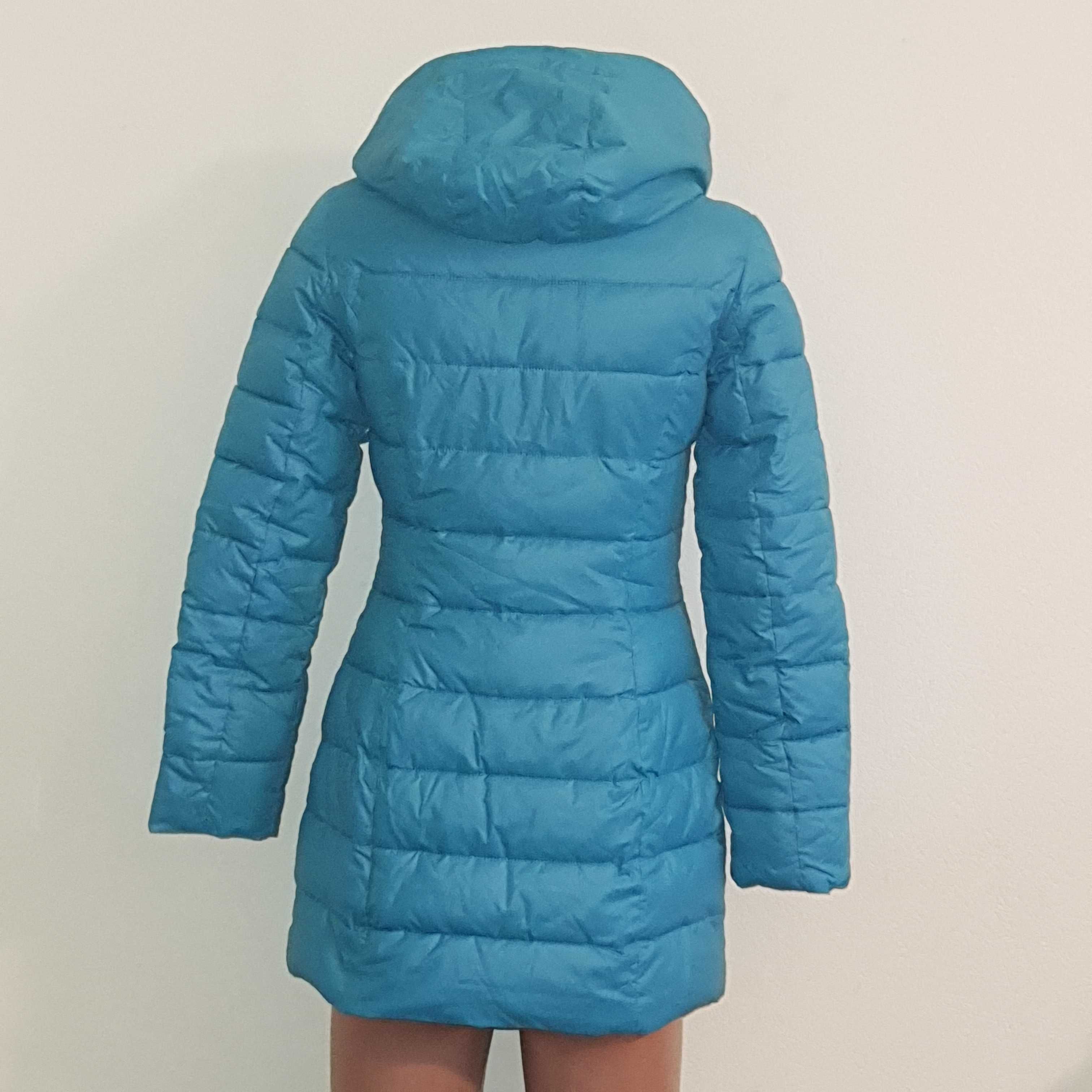 Зимнее пальто парка пуховик дутик с капюшеном KSA 42 L
