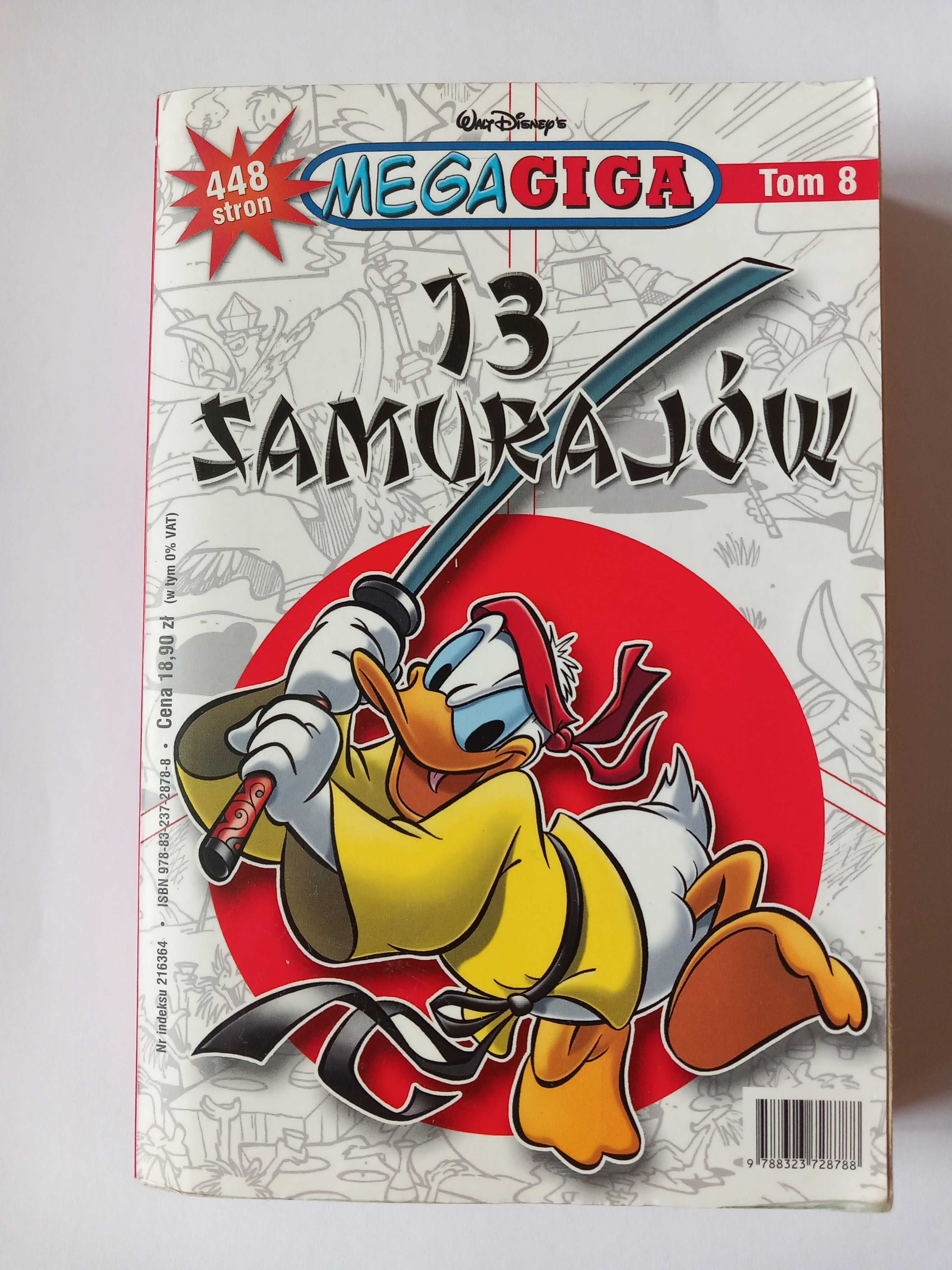 Komiks Kaczor Donald MegaGiga Tom 8 13 Samurajów