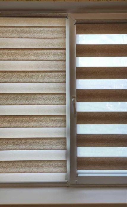 Рулонні жалюзі, ролети та тканинні «День-Ніч» від виробника в Рівному