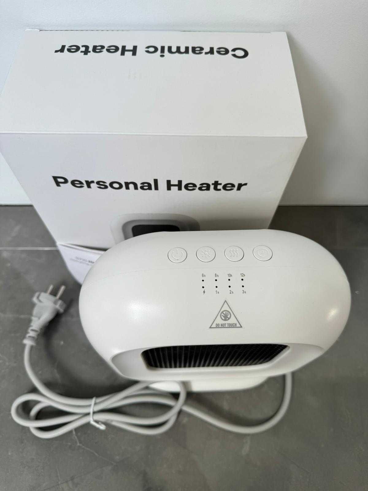 Ceramiczny termowentylator energooszczędny 1500 W Mały i Wydajny