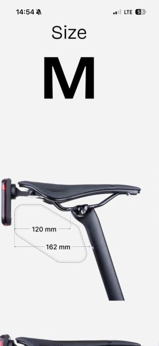 Uchwyt siodełko pro garmin varia