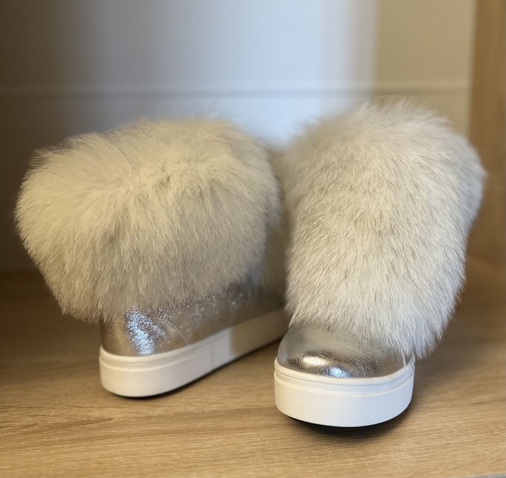 Зимние ботинки натуральные