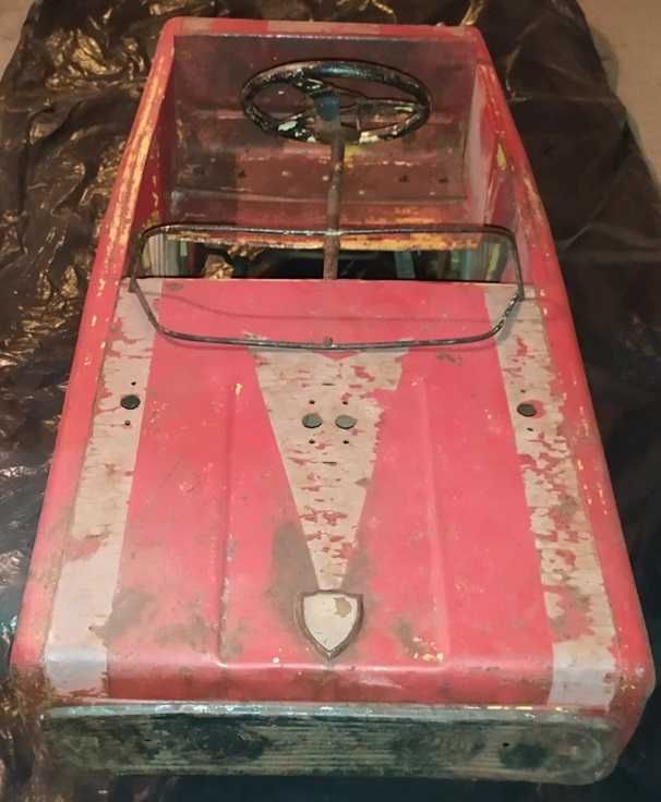 Auto metalowe na pedały Łada Moskwicz Klasyk Retro z PRL Azak Okazja