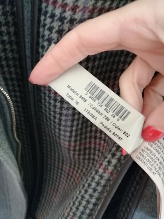 Płaszcz przejściowy massimo dutti S/M